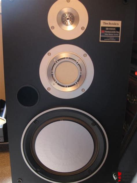 Technics Sb X A Honeycomb Disc Speakers Photo Us Audio Mart