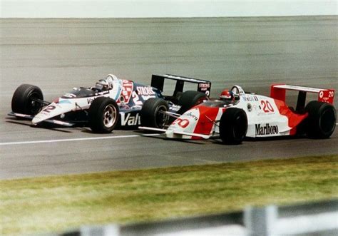 Al Unser Jr Vs Emerson Fittipaldi In 1989 Indy 500 Indy Car Racing