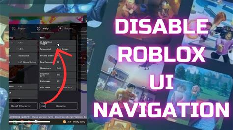 How To Disable Roblox Ui Navigation Easy Youtube