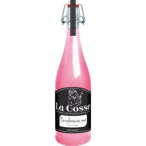 Limonade artisanale au pamplemousse rosé La Gosse 75 cl La Belle