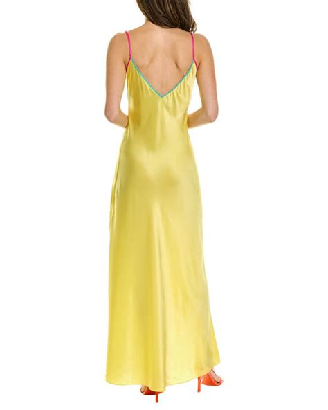 Dannijo Silk Maxi Slip Dress Shop Premium Outlets