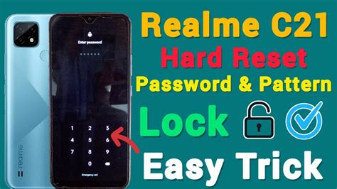 Realme C Rmx Hard Reset Password Lock Unlock Pattern