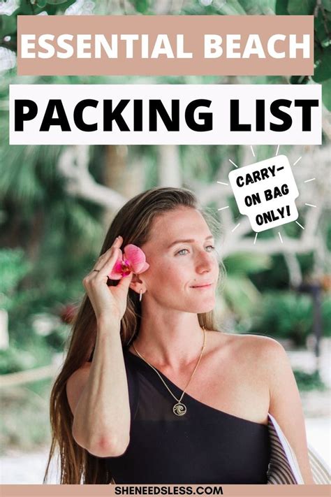 Super Easy Beach Packing List With All The Beach Essentials In 2024 Packing List Beach Beach