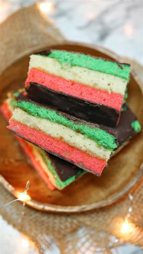 Italian Rainbow Cookies Recipe April Golightly