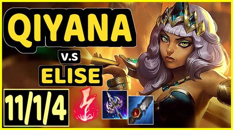 Minerva Qiyana Vs Elise 1114 Kda Jungle Challenger Gameplay Br