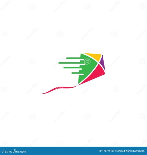 Kite Illustration Logo Vector Stock Vector Illustration Of Business