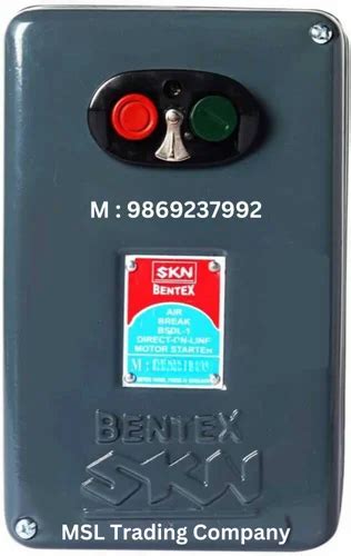 SKN Bentex DOL Motor Starter BSDL Type 280 440V 0 25hp To 15hp At