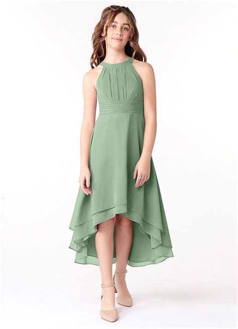 Matcha Azazie Linna JBD Junior Bridesmaid Dresses Azazie