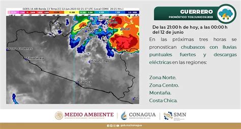 Conagua Clima On Twitter Se Esperan Esta Noche En Regiones De