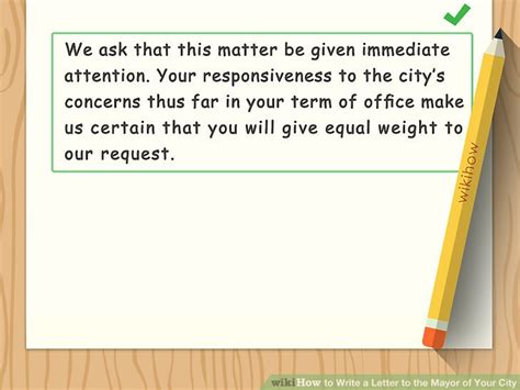 How To Write A Letter To The Mayor Of Your City With Sample Letters