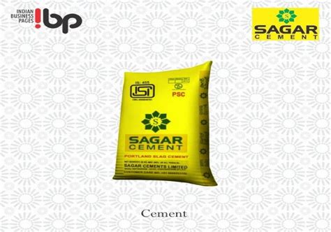 Sagar Cement Ppc At Rs Bag In Hyderabad Id