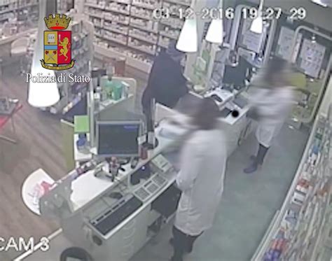 Arrestato Rapinatore Seriale Di Farmacie