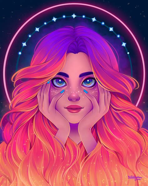 Stare Acrylic Box By Nataliadsw Cartoon Art Styles Cartoon Girl