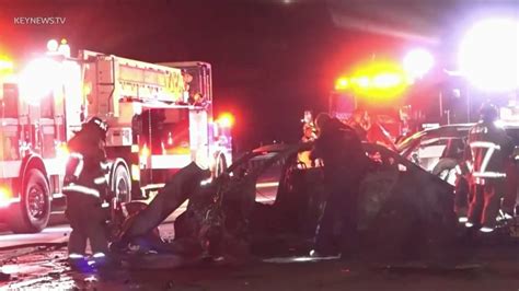 Three Killed In Fiery Wrong Way Crash On Southbound 15 Freeway Nbc Los Angeles