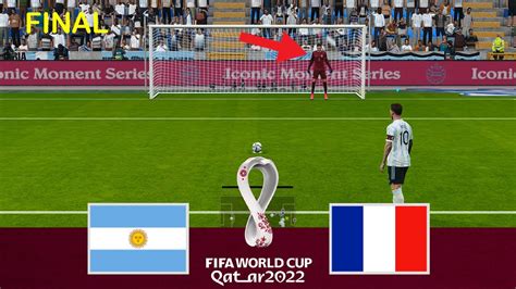 Argentina Vs France Penalty Shootout Fifa World Cup 2022 Final Efootball Pes Gameplay