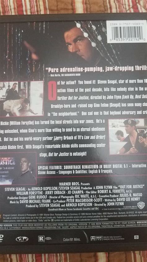 Out Per Justice Steven Seagal Dvd Dvds Blu Ray Discs