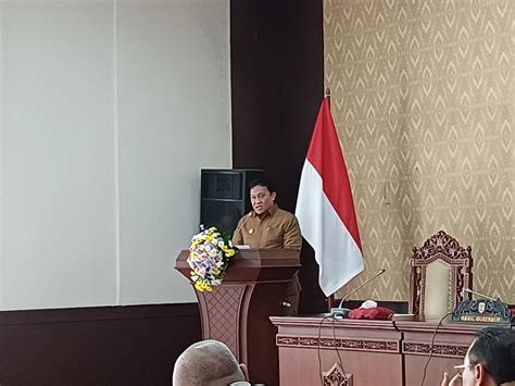 Sampaikan LKPj Dalam Rapat Paripurna Wagub Edy Pratowo Sebut Sejumlah