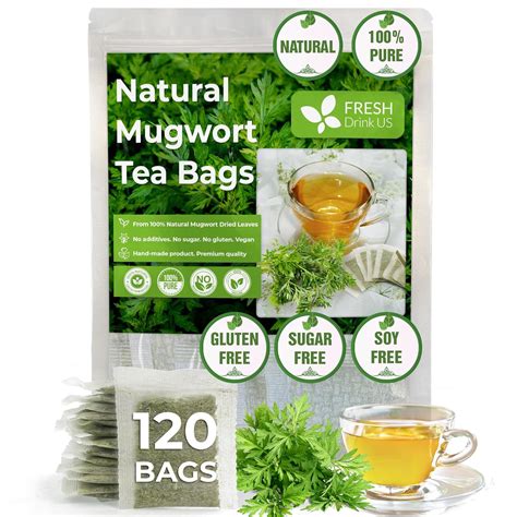 Amazon 120 Tea Bags Mugwort Leaf Tea Bags 100 Natural And