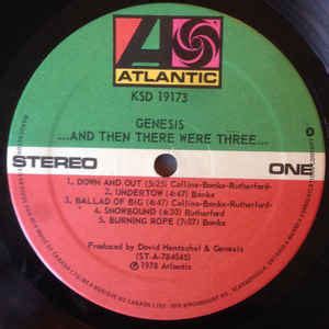 Genesis - ...And Then There Were Three... (1978, Vinyl) | Discogs