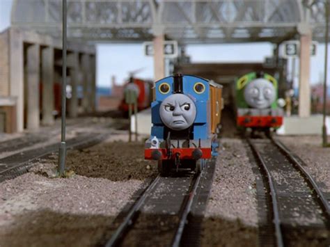 NARRATOR: Afterwards, the other engines laughed at Thomas and said ...