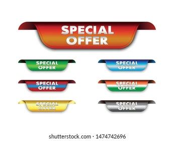 Special Offer Tag Design Colorful Design Stock Vector (Royalty Free) 1474742696 | Shutterstock