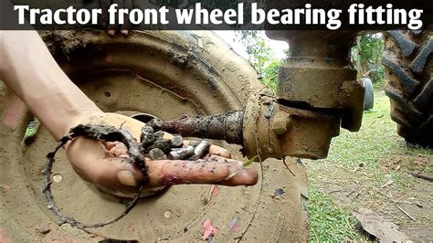 Tractor Front Wheel Bearing Fitting Youtube