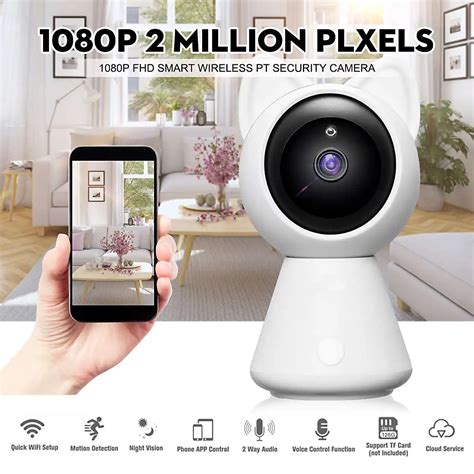 1080p Home Security Ip Camera Wifi Camera Infrered Night Vision Alexa ...