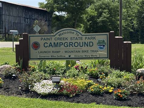 Paint Creek State Park Campground Views