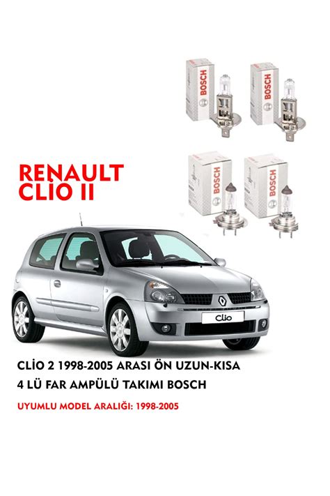 Bosch Clio Aras N Uzun K Sa L Far L Tak M Fiyat