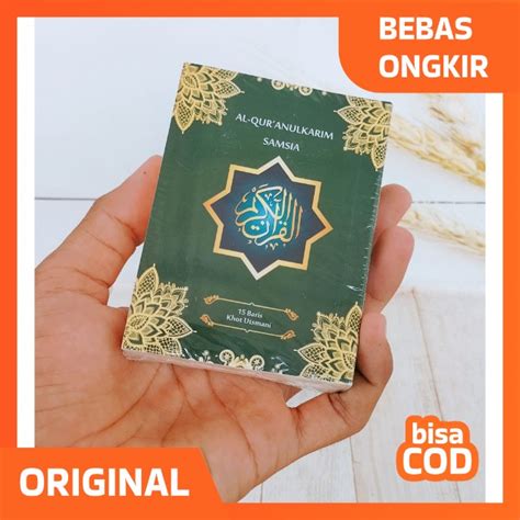 Jual Alquran Saku Tilawah Samsia A Soft Cover Alquran Saku Mini