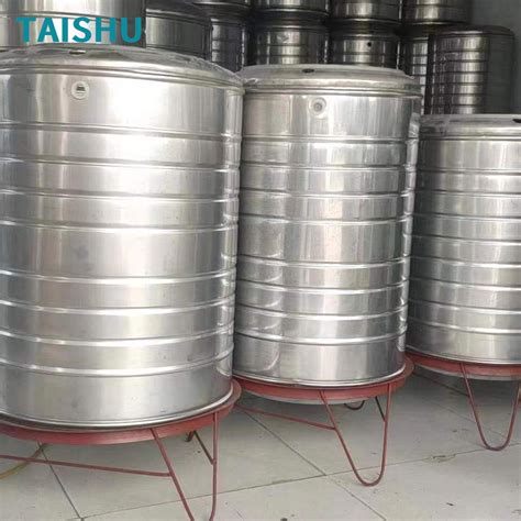 Round Insulated Stainless Steel Drinking Water Liquid Storage Vessel