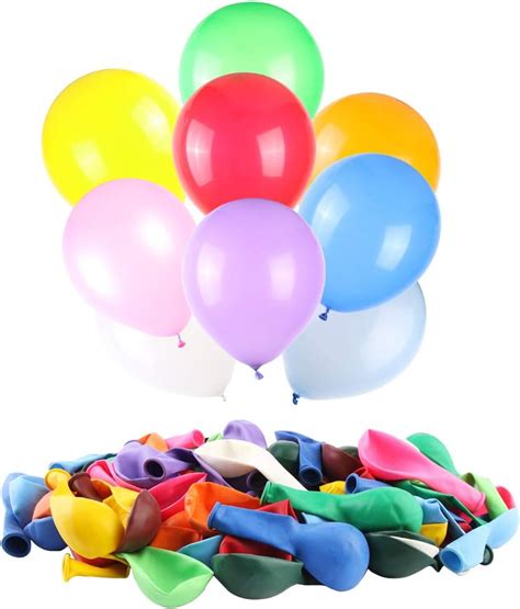 120 Pcs Balloons Assorted Color Latex Balloons For Kids Birthday