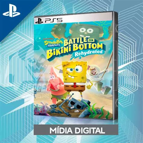 Bob Esponja Batalha Da Fenda Do Bikini Playstation 5 Mídia Digital Venger Games