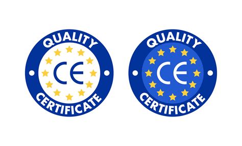 Ce Mark Certification Conformite Europeenne Vector Stock Illustration