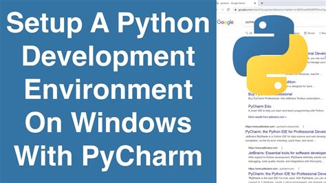 Setup A Python Development Environment On Windows With Pycharm Python