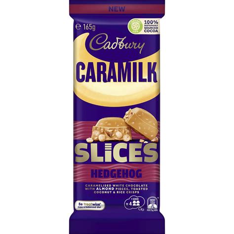 Cadbury Caramilk Hedgehog Slices Chocolate Block G Woolworths