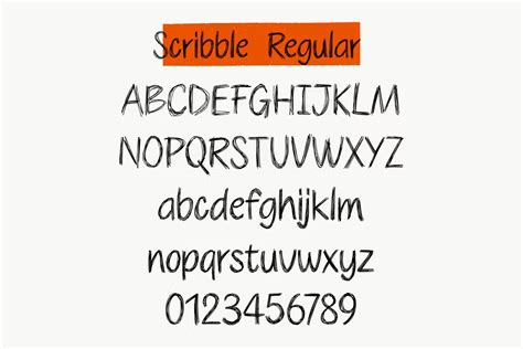 Scribble Font - Dfonts