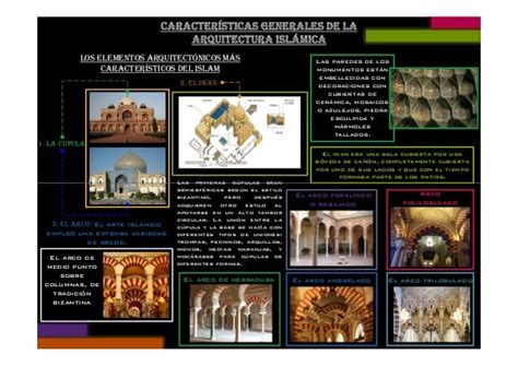 Caracteristicas Y Obras De La Arquitectura Islamica