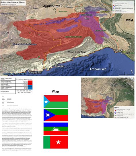 Baloch Separatist Movement Mapped Why did the Separatists in ...