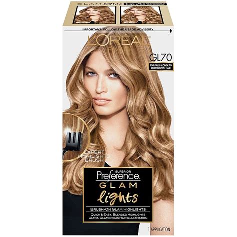 L Oreal Paris Superior Preference Glam Lights Highlights GL Dark Blonde To Light Brown Hair