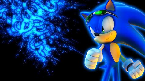 Sonic The Hedgehog With Green Coolers On Head HD Sonic Wallpapers | HD Wallpapers | ID #48484