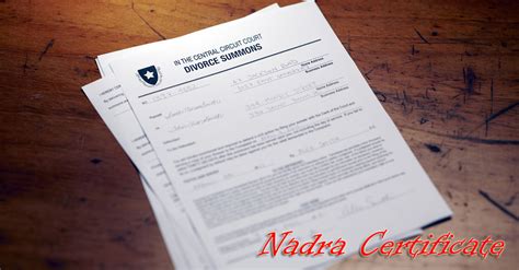 Nadra Divorce Certificate In Pakistan Birth Marriage Certificates