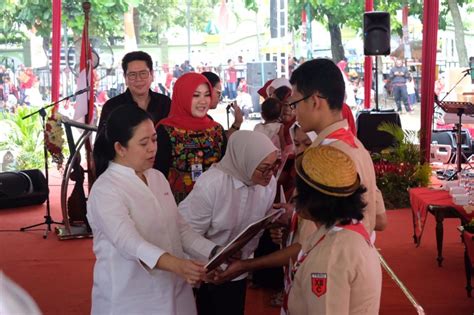 Puan Maharani Hadiri Puncak Peringatan Hari Gizi Nasional Di Klaten