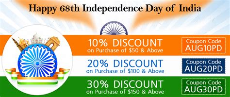 Independence Day Up To 30 Discount Offer On Landing Pages