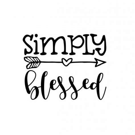 Simply Blessed Svg Blessed Svg Simply Blessed Clipart Shirt Etsy