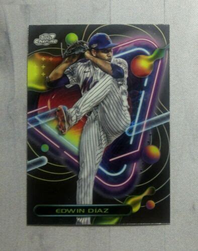 Topps Cosmic Chrome Edwin D Az New York Mets Baseball Card Ebay