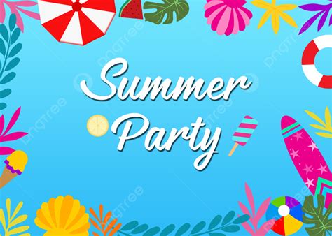 Summer Party Background, Summer, Travel, Background Background Image ...