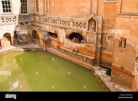 Kings Bath Roman Baths Bath England Uk Stock Photo Alamy