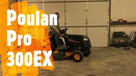 SOLD Poulan Pro 300EX 42 Lawn Tractor YouTube