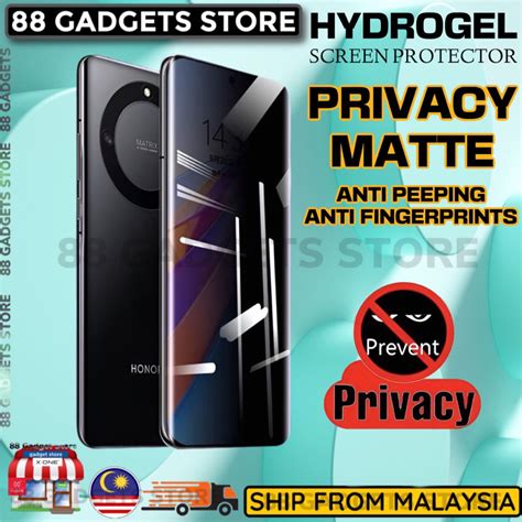 Honor X7c X9c 5g X9b X9a X7b X8b X8a X7a 9x Pro 9 Lite Play Hydrogel Privacy